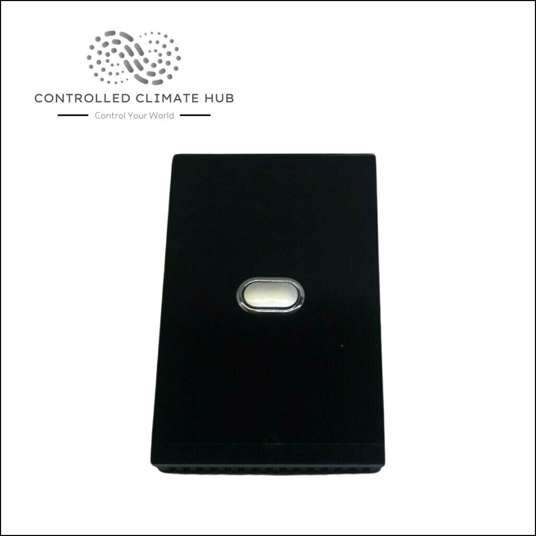 iZone Wireless Temperature Sensor On/Off Function Button Black