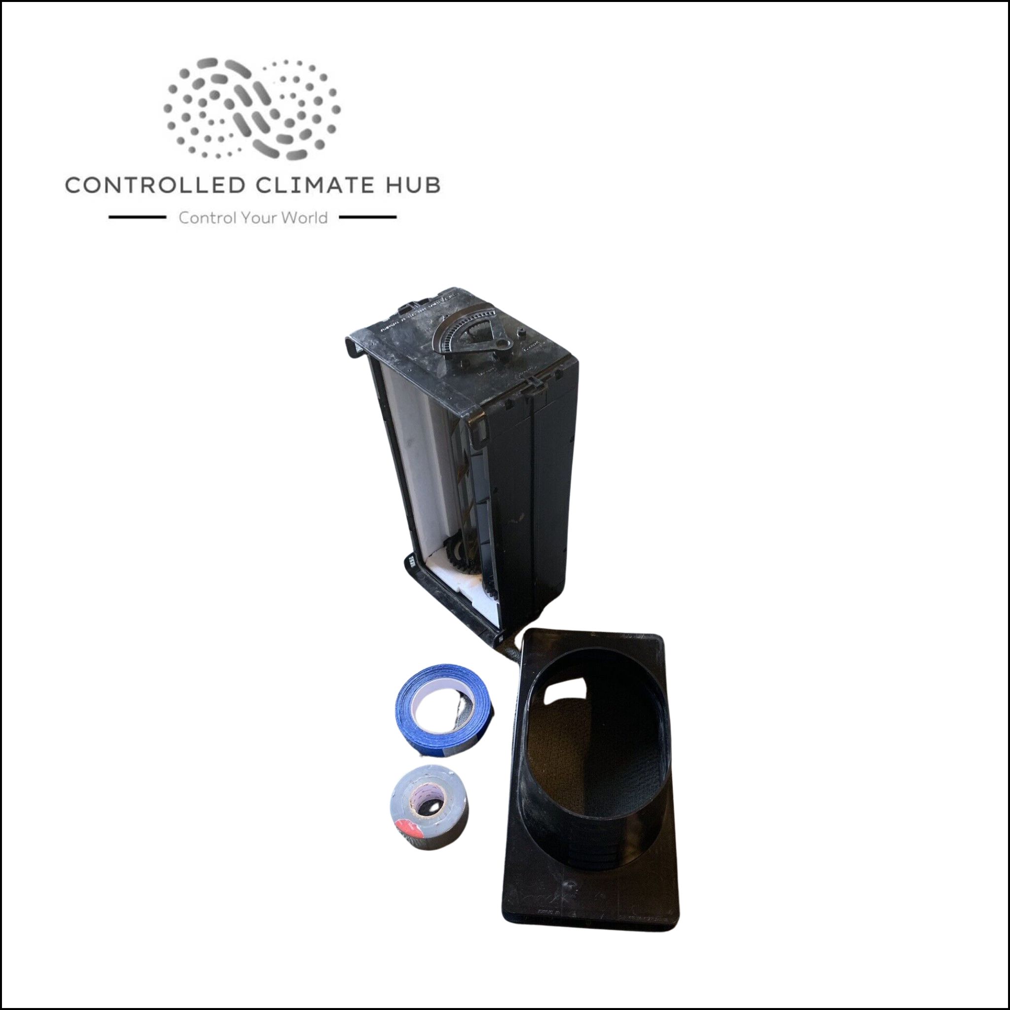 Advantage Air 200mm In-line Manual Damper Air Flow Control Balancing Zone Kit