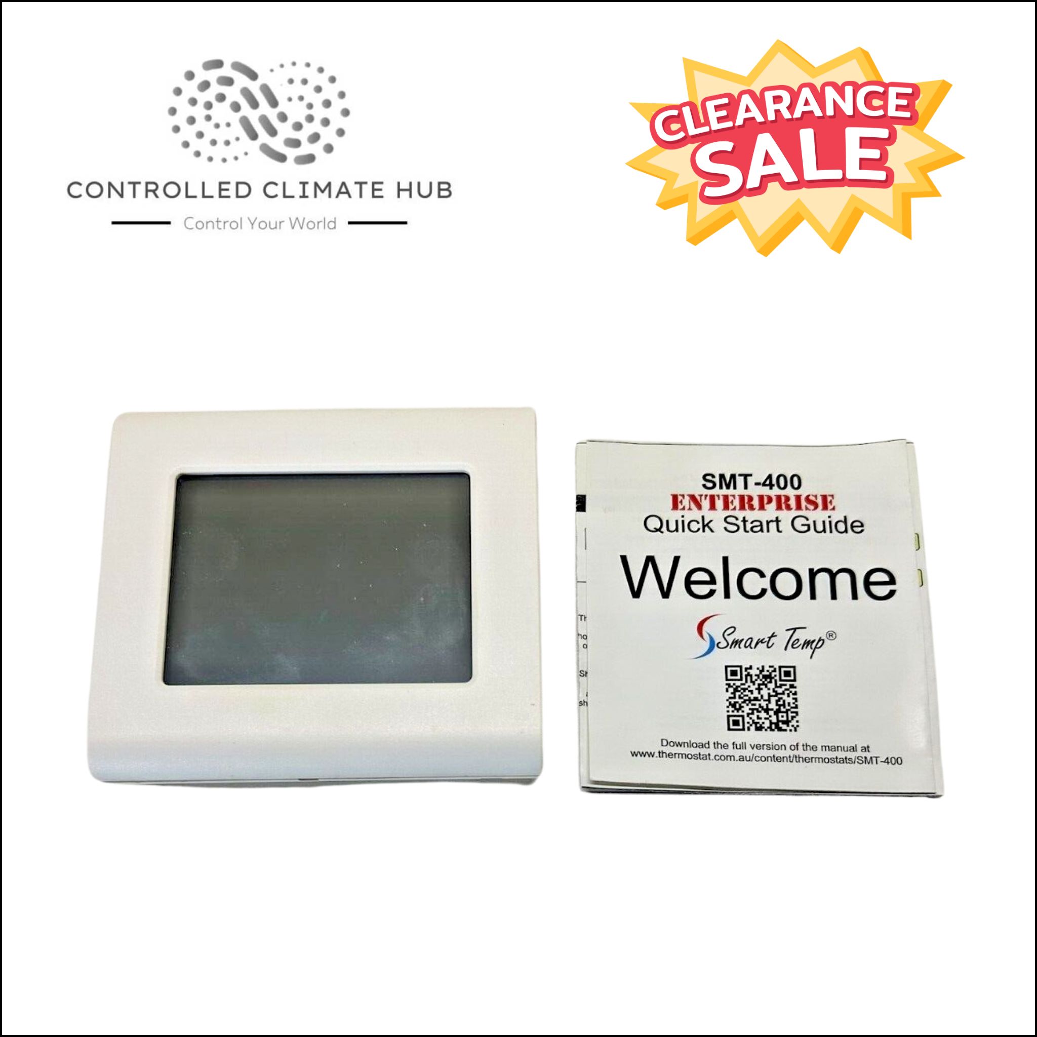 Smart Temp SMT-400 Enterprise with Wi-Fi Thermostat White