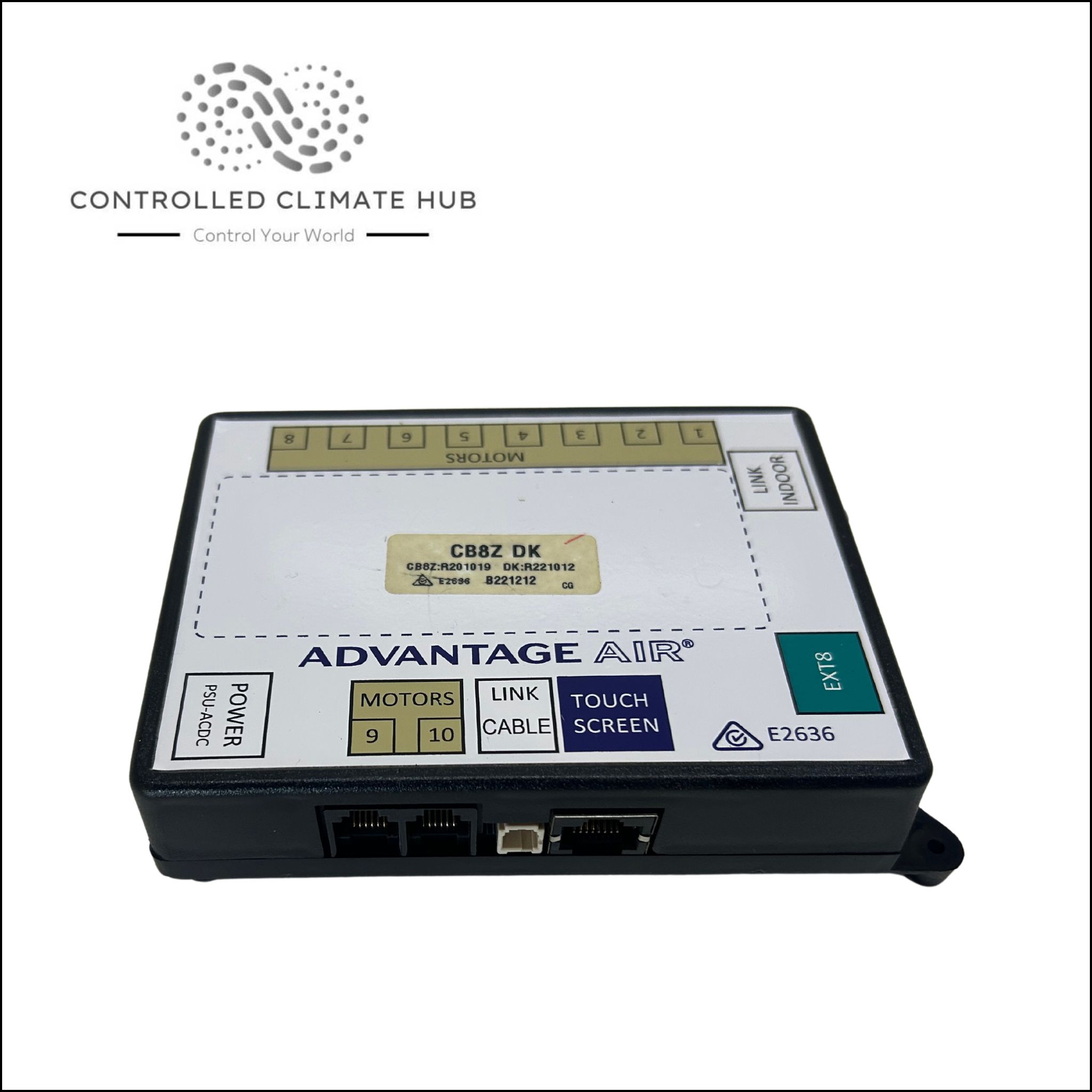 Used Advantage Air eZone Control Box Daikin CB8Z DK and Link Cable