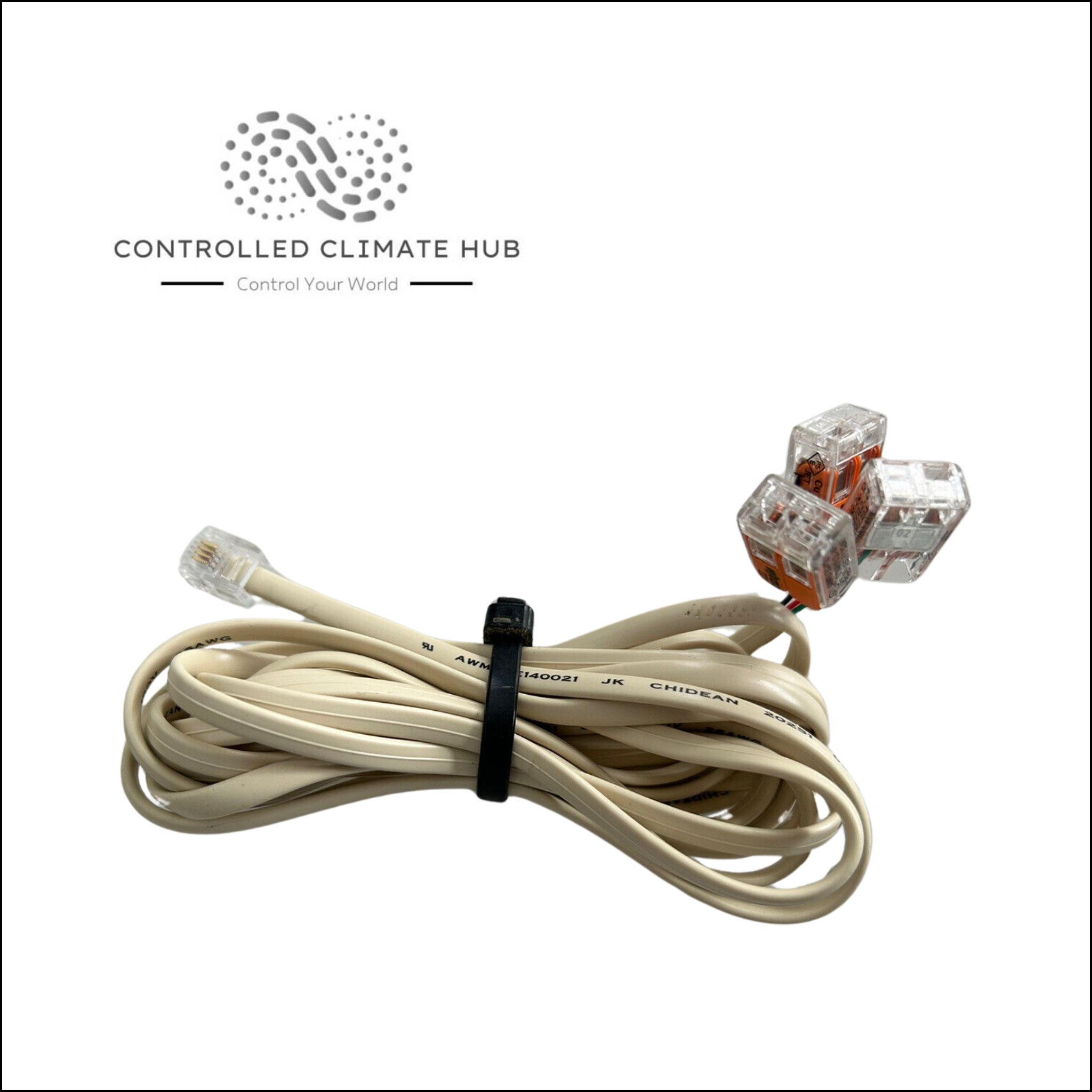 5mtr Zone Motor Cable For Manual Connections, RJ12 Zone Plug Diagrams Included