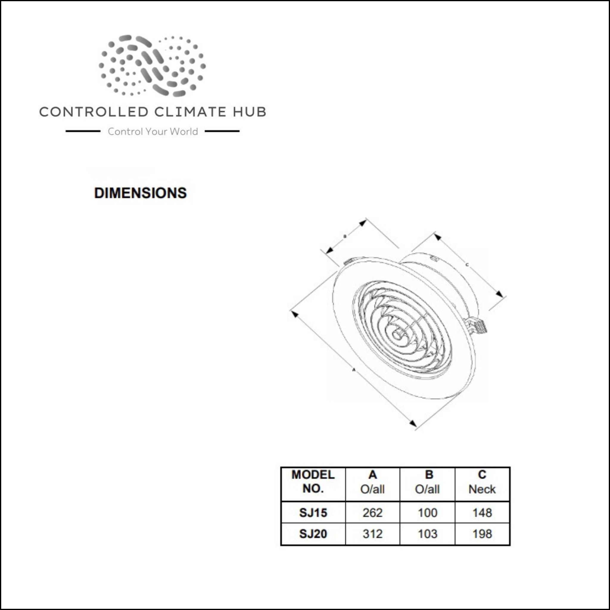 Advantage Air 200mm Swivel Jet Diffuser – Controlled Climate Hub