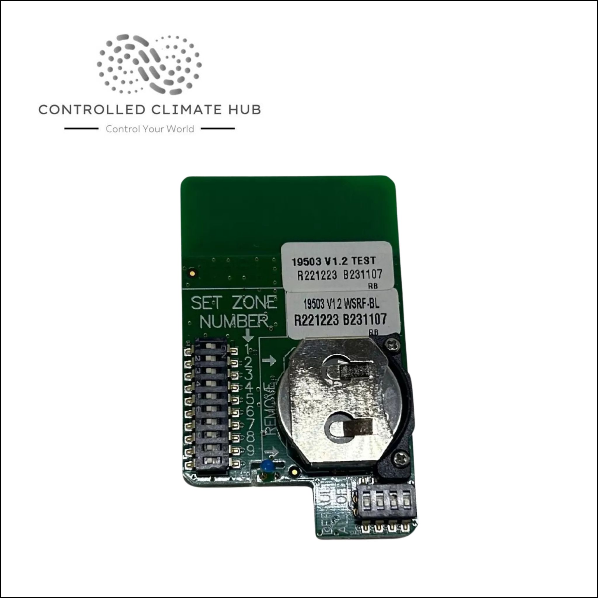Used Advantage Air MyAir RFWS DIP Switch Board WSRF-BL