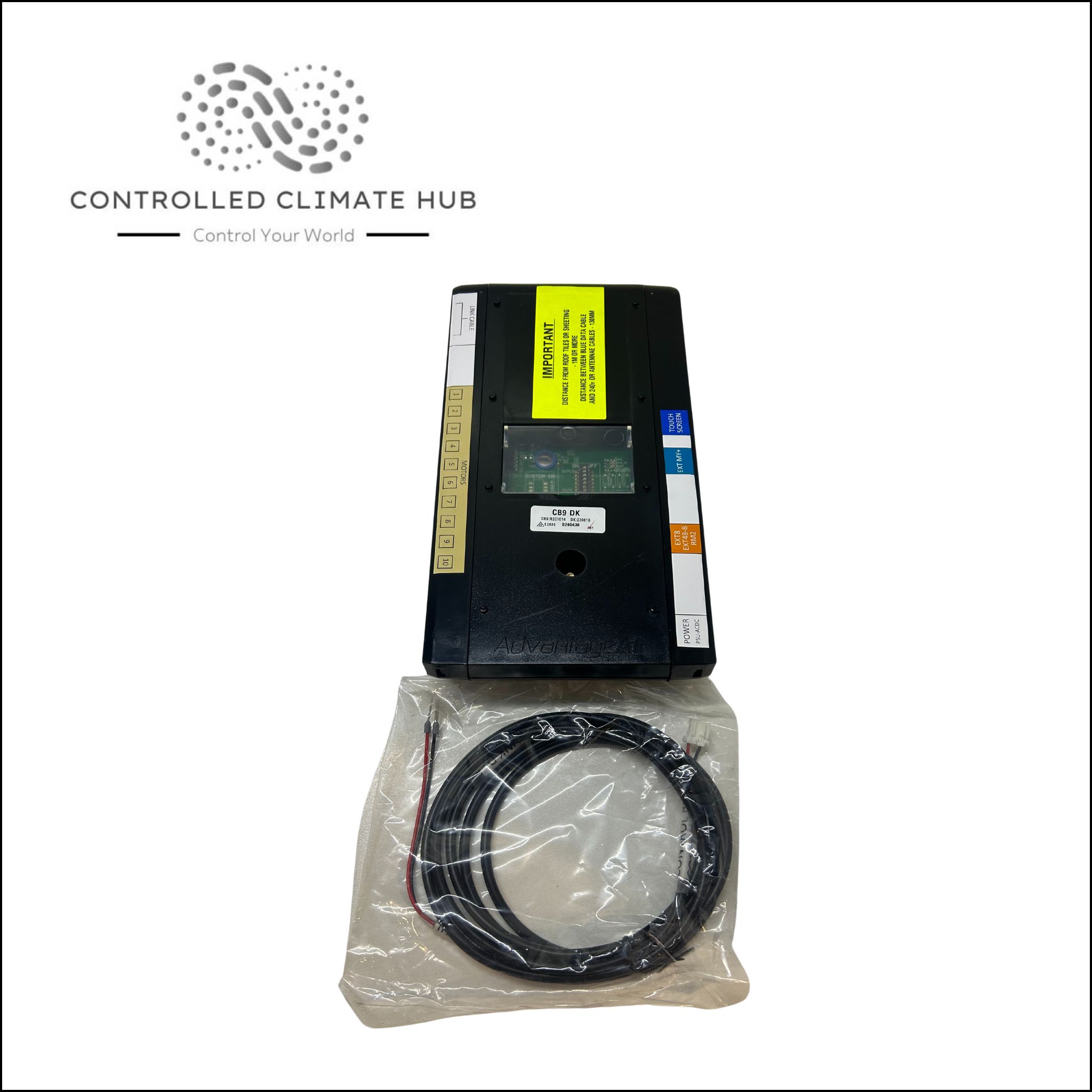 Adv Air MyAir eZone CB9 DK Daikin Control Box Push Button & Link Cable