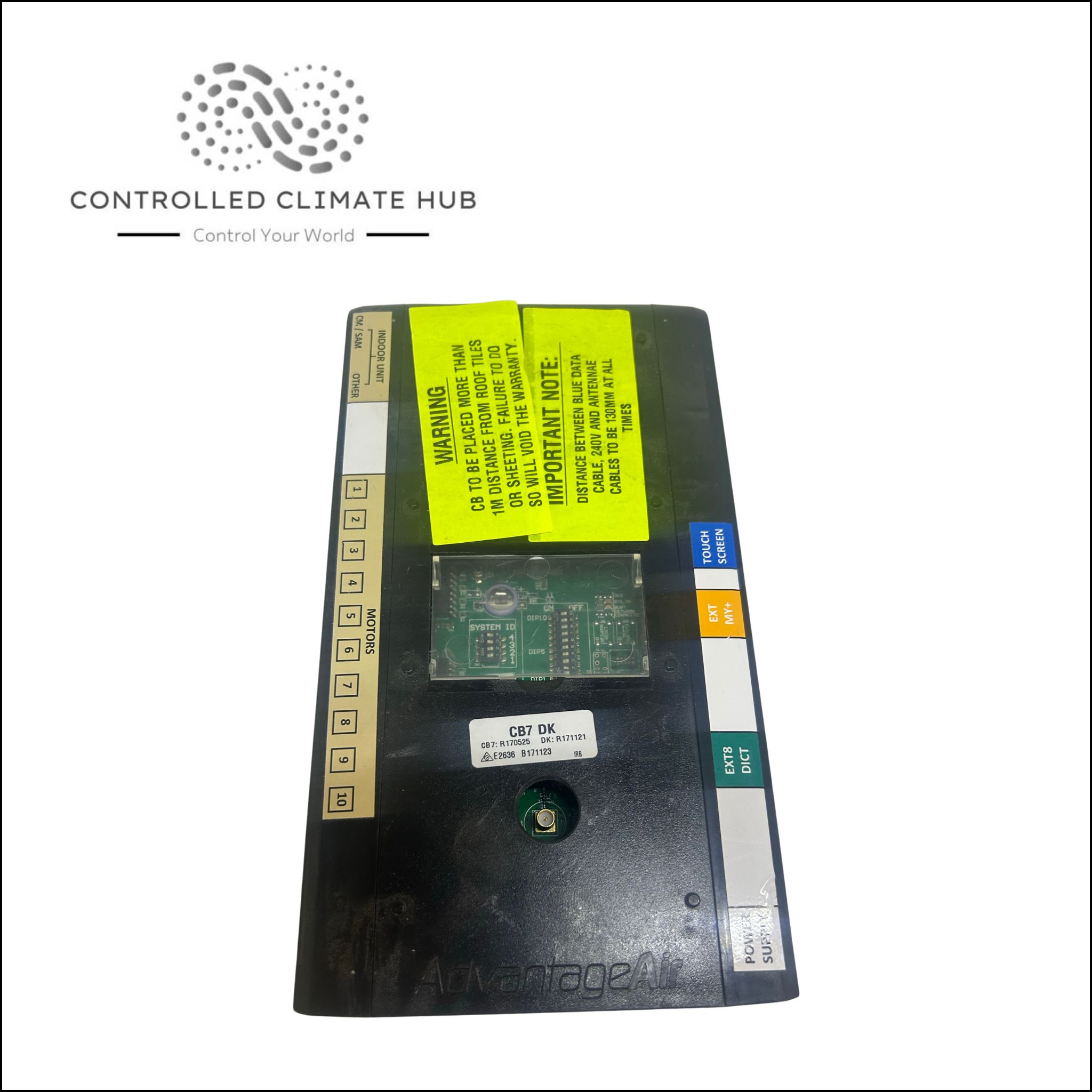 Adv Air MyAir eZone CB7 DK Daikin Control Box DIP Switch