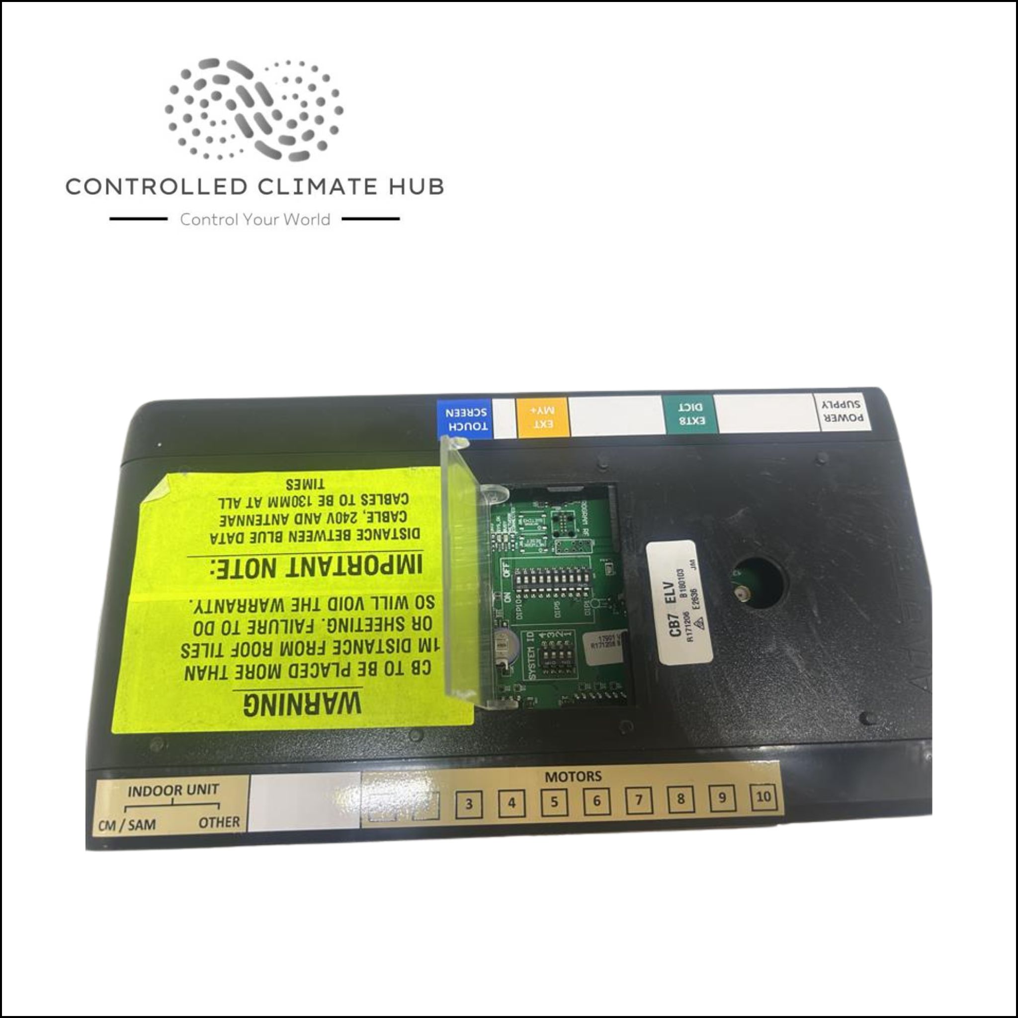 Adv Air MyAir eZone CB7 ELV Control Box DIP Switch - Image 2