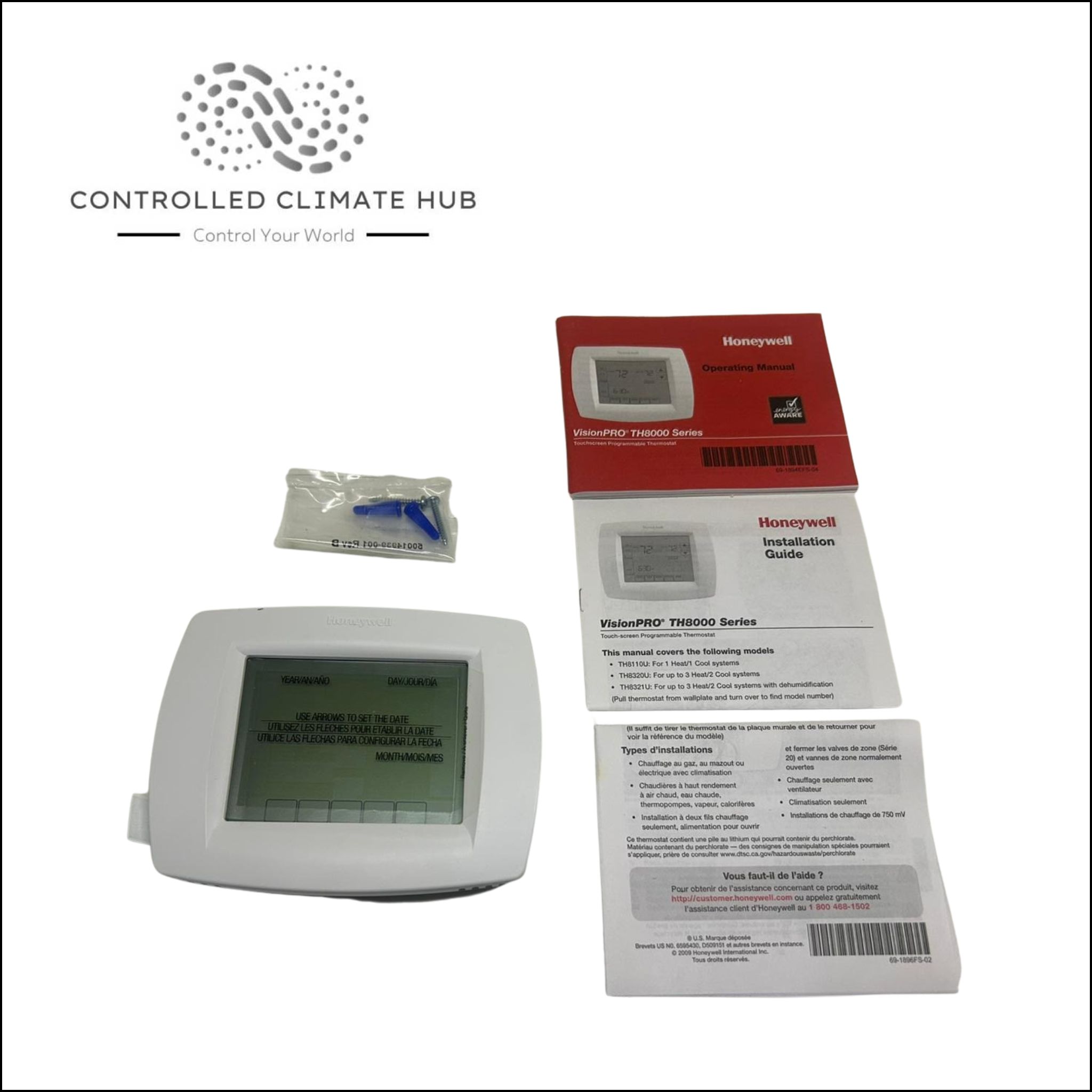 Honeywell Thermostat VisionPRO TH8000 Series