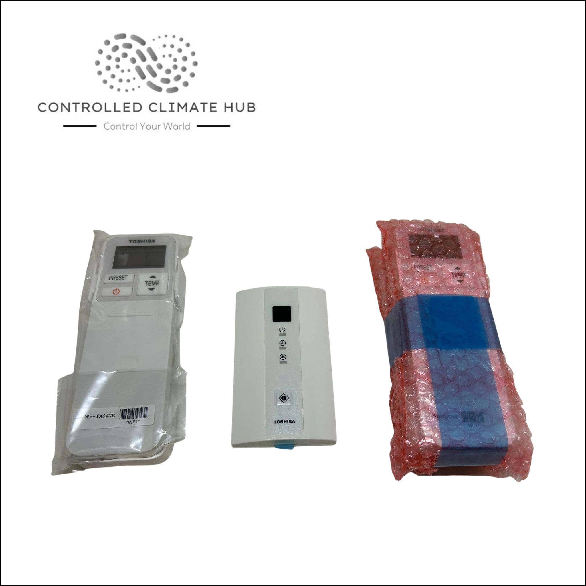 Toshiba Remote Controller RC-WH—TA14NE & Remote Receiver Panel SW-WG3E