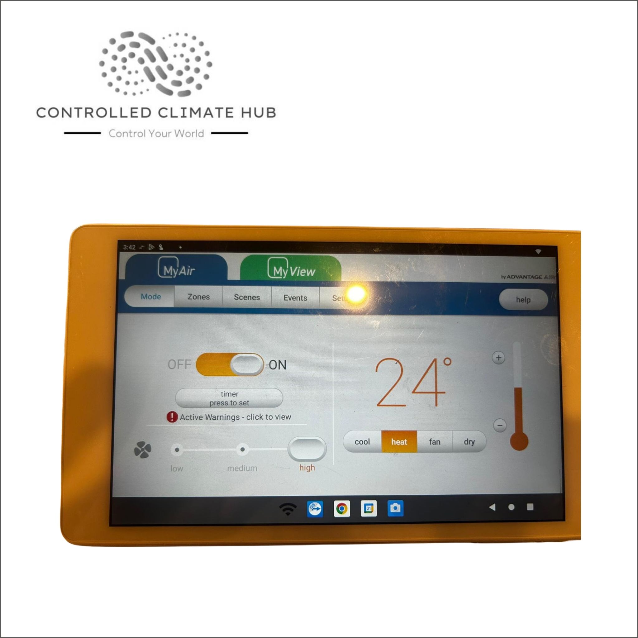 Refurbished Advantage Air MyAir Touch Screen Panel TSPMYP8-12 Item# AB174 - Image 2