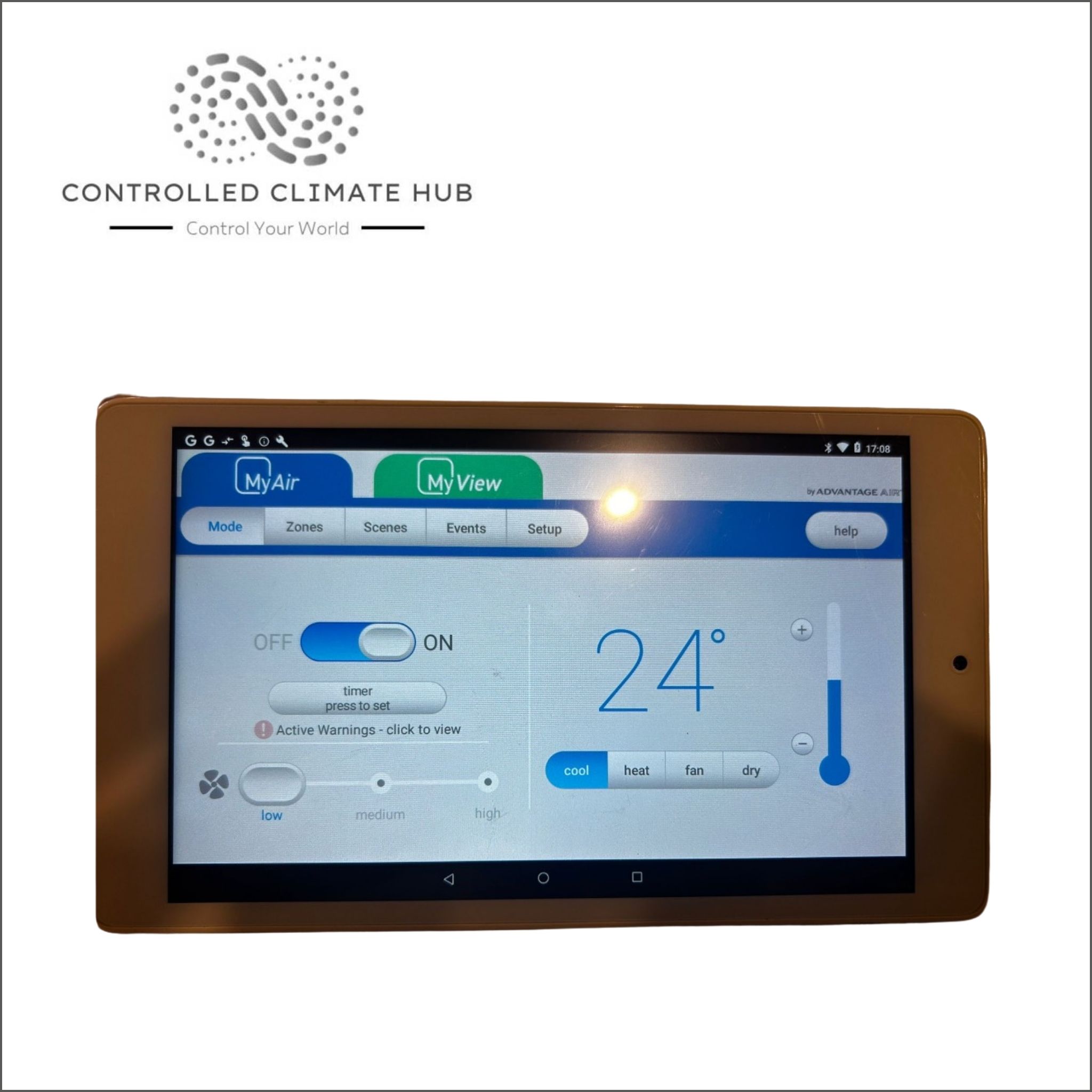 Refurbished Advantage Air MyPlace Touch Screen Panel TSPMYP8 Item# AB181 - Image 2