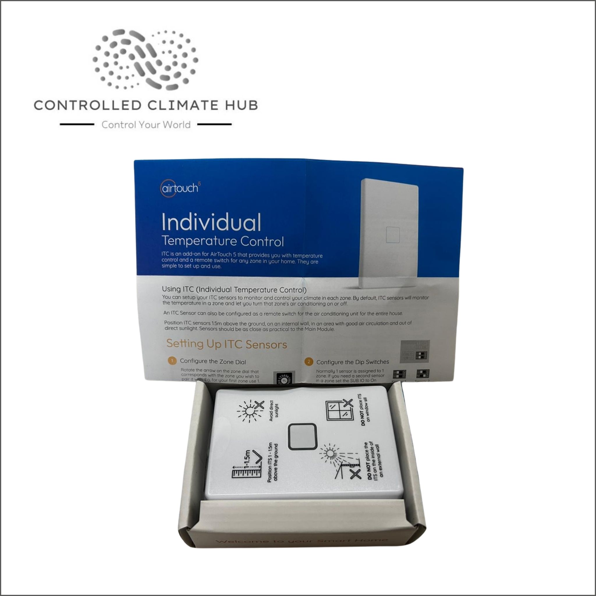 AirTouch 5 Wireless RF Wall Sensors ITC from Polyaire - Image 4