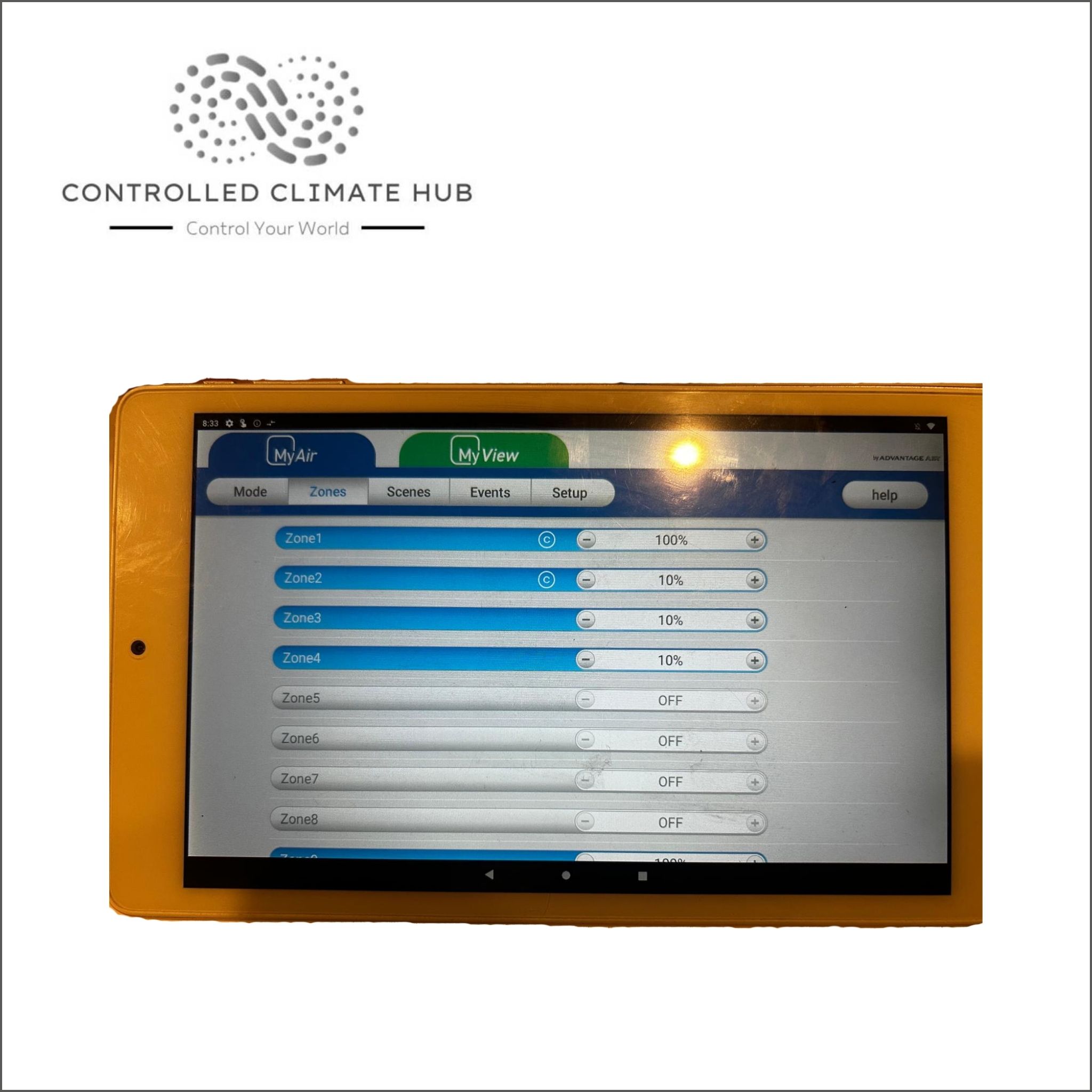 Refurbished Advantage Air MyPlace Touch Screen Panel TSPMYP8 Item# AB163 - Image 4