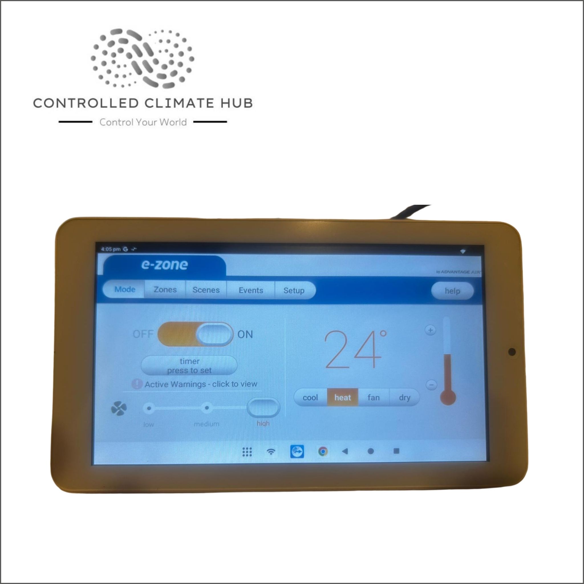 Refurbished Advantage Air eZone Touch Screen Panel TSP EZB-13 Item# AB187 - Image 3