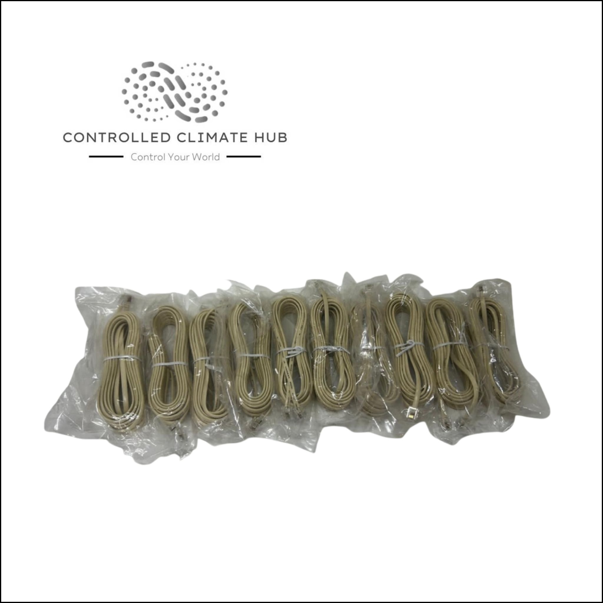 10 x 5mtr Zone Motor Cables, RJ11 Plugs