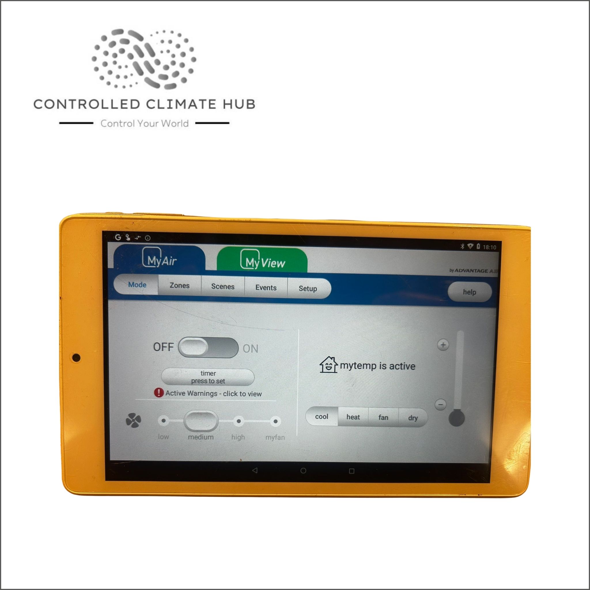 Refurbished Advantage Air MyPlace Touch Screen Panel TSPMYP8 Item# AB200 - Image 3