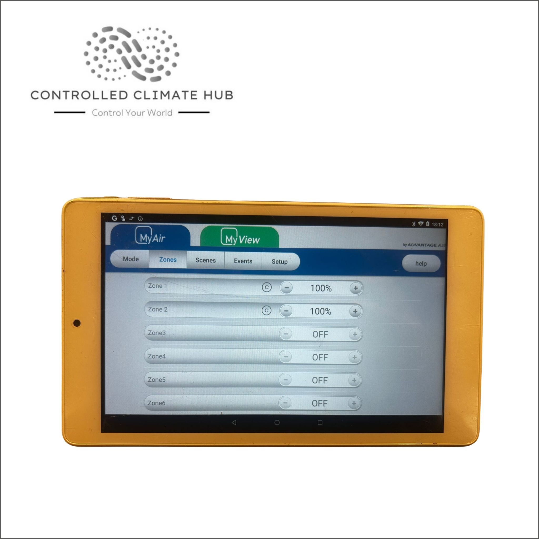 Refurbished Advantage Air MyPlace Touch Screen Panel TSPMYP8 Item# AB200 - Image 4